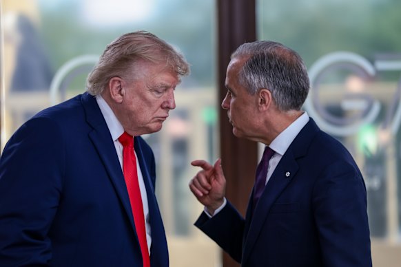 The bridge’s opening ceremony was abandoned after Trump imposed fresh tariffs on Canada.