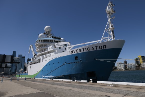 The CSIRO’s flagship research vessel has made a rare stop in Sydney, at Balmain’s White Bay, ahead of its 101st expedition.