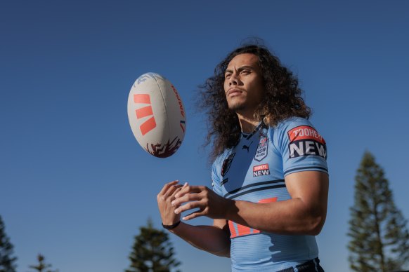 Jarome Luai during Origin this year.