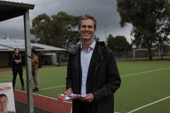 Labor candidate for Parramatta Andrew Charlton has declared victory.