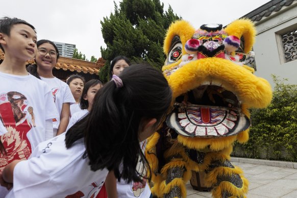 The launch of this year’s Sydney Lunar New Year celebrations in Chinatown.