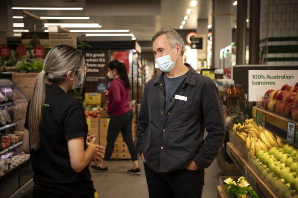 Woolworths boss Brad Banducci has said shoppers should get in early for Christmas.
