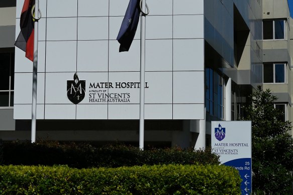 The incident occurred during a colonoscopy at Mater Hospital in North Sydney in 2018.