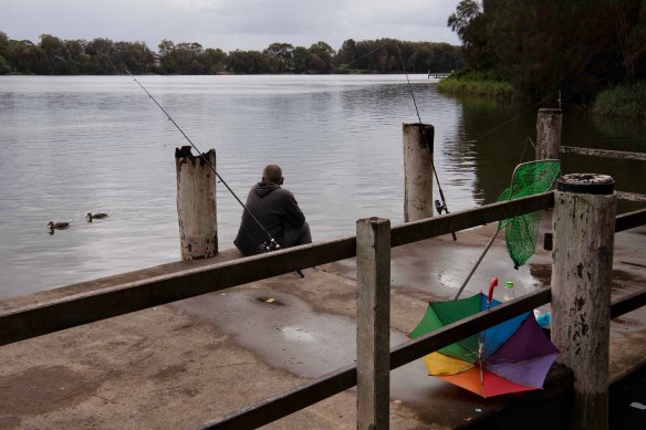 Fishing is a popular pastime, along with barefoot skiing and other recreational activities, on the Georges River as it flows from Moorebank to Chipping Norton and beyond.