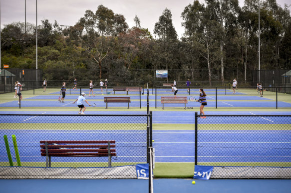 The Boroondara Tennis Centre in 2017.