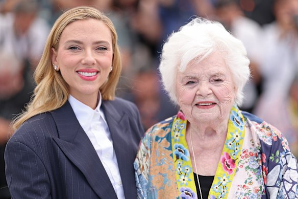 Scarlett Johansson has shifted into the director’s seat with Eleanor the Great, starring June Squibb (right).
