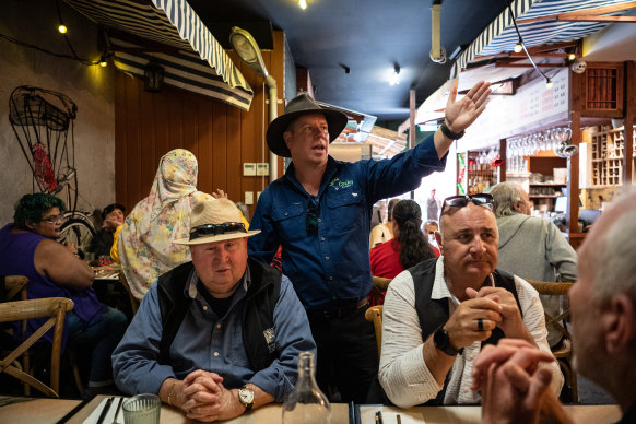 Cocky Guides founder James McFarlane (centre) says he looks for sensory elements beyond sight that are engaging for blind and low-vision travellers and bring a destination to life.