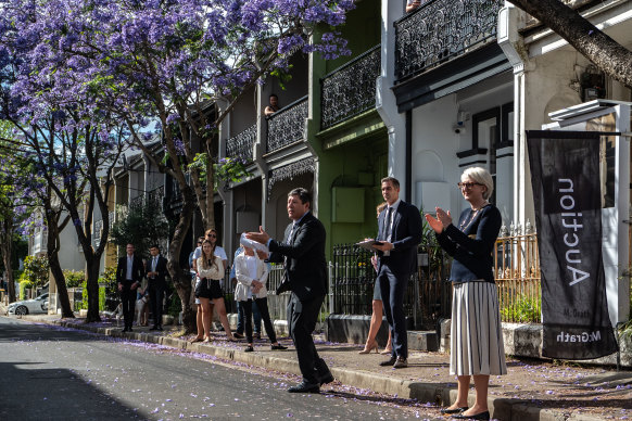 Sydney house prices are at record highs and the median cost of a two-bedroom home has surpassed $1 million for the first time.
