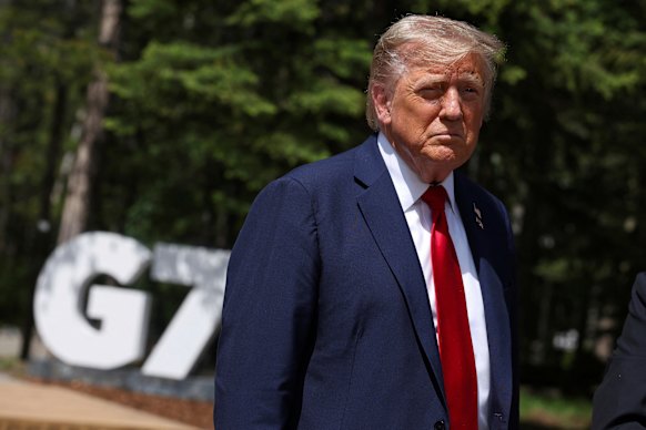 US President Donald Trump is leaving the G7 Summit one day early as tensions in the Middle East continue.