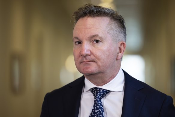 Climate Change and Energy Minister Chris Bowen.