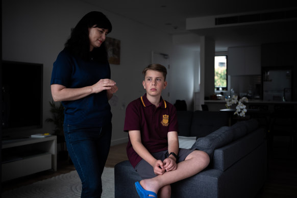 Ivan Borodin studied in Australian schools during the day and studied in Ukraine at night. 