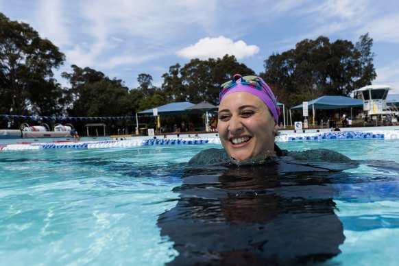 Yusra Metwally enjoys swimming at Roselands Leisure and Aquatic Centre.