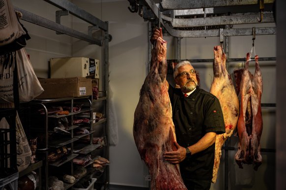 Master butcher Pino Tomini Foresti is facing a big hike in his energy bills.