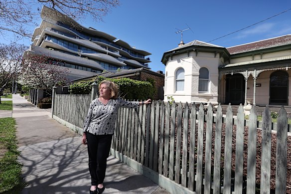 Camberwell resident Jane Oldham worries mid-rise apartment design will worsen under the new code and harm Boroondara, where heritage homes are prevalent.