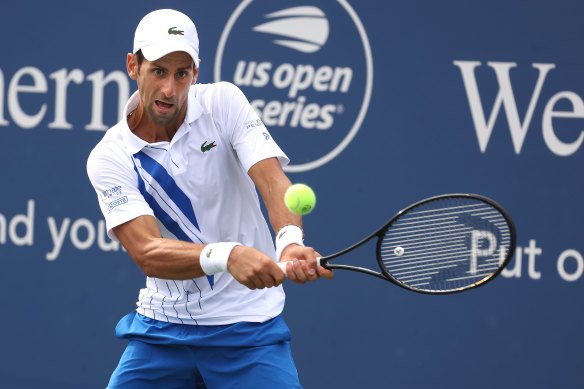 World No.1 Novak Djokovic will fancy his chances of winning a fourth US Open crown in the absence of Roger Federer and Rafael Nadal.