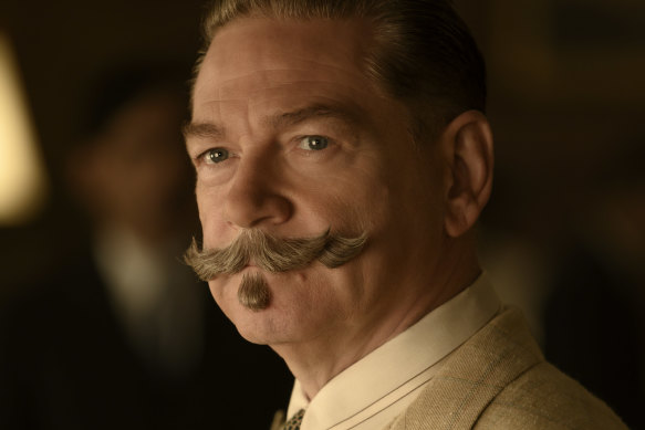 Kenneth Branagh returns as Hercule Poirot in A Haunting in Venice.