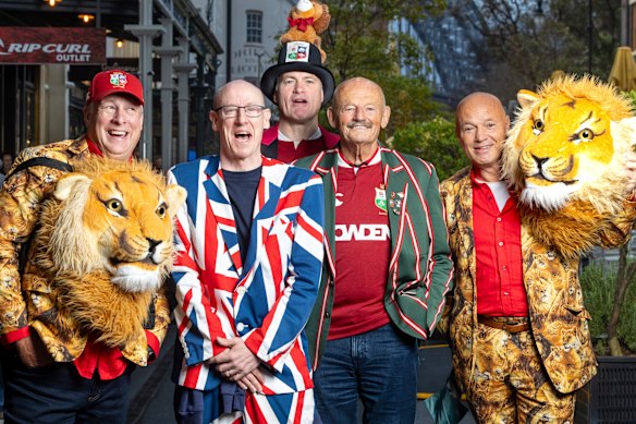 Up to 40,000 British and Irish Lions fans travelled to Australia. 