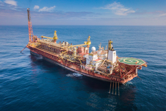A floating production, storage and offloading unit is connected to 12 subsea wells at Karoon Energy’s Bauna field off Brazil