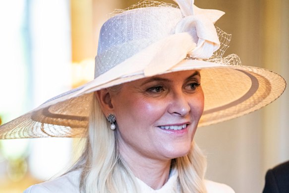 Norway’s Crown Princess Mette-Marit at the Palace in Oslo, Norway, in 2024.