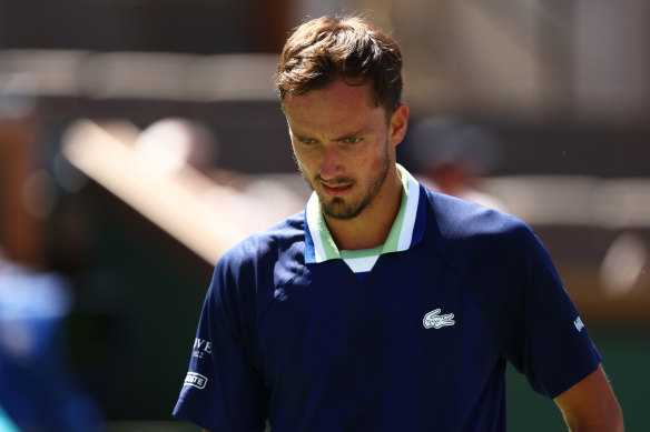 Daniil Medvedev has lost his world No.1 ranking.