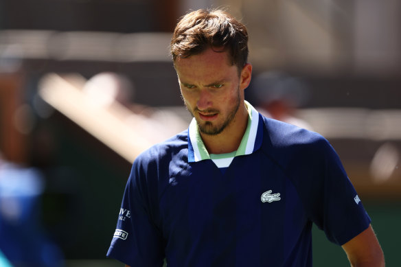 Daniil Medvedev will be blocked from Wimbledon over Russia’s invasion of Ukraine.