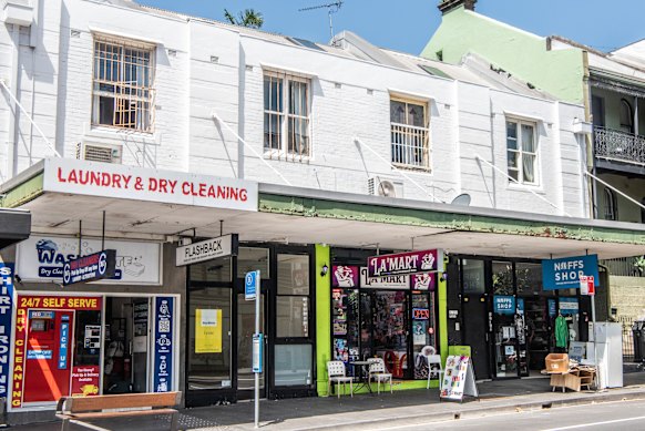 The row of four terraces on Crown Street, Surry Hills, was incorrectly assessed as a 597 square metre block. The site is 297 square metres.