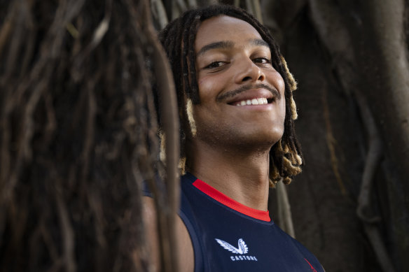 Dominic Young arrives at the Roosters with big expectations.