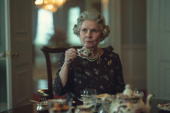 Imelda Staunton in the final season of The Crown.