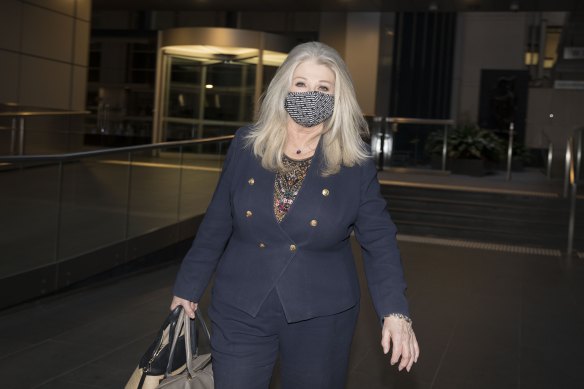 Crown chairman Helen Coonan, pictured after giving evidence at the royal commission on Thursday, says her “reforms” will be completed in October. 