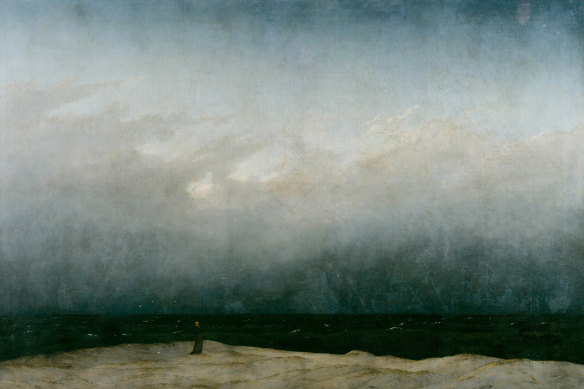 Monk by the Sea (1808-10) by Caspar David Friedrich.