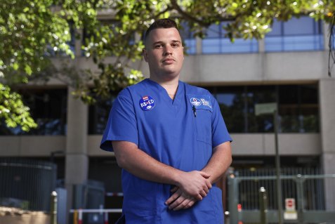 Hospital emergency department nurse Josh says he “wouldn’t know where to start” if he had to prove he contracted COVID-19 at work.