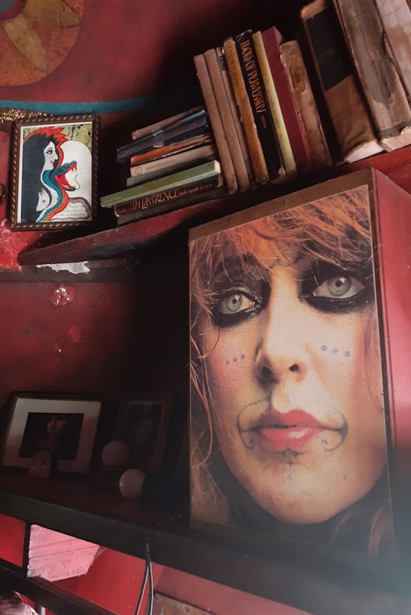 Artist Vali Myers’ home in Positano, Italy.