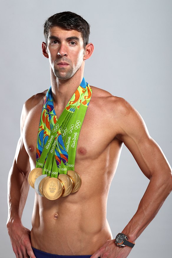 Michael Phelps after the 2016 Rio Olympics.