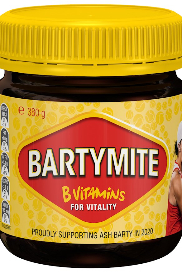 Vegemite, a sponsor of Ash Barty, temporarily changed its name to “Bartymite” in 2019.