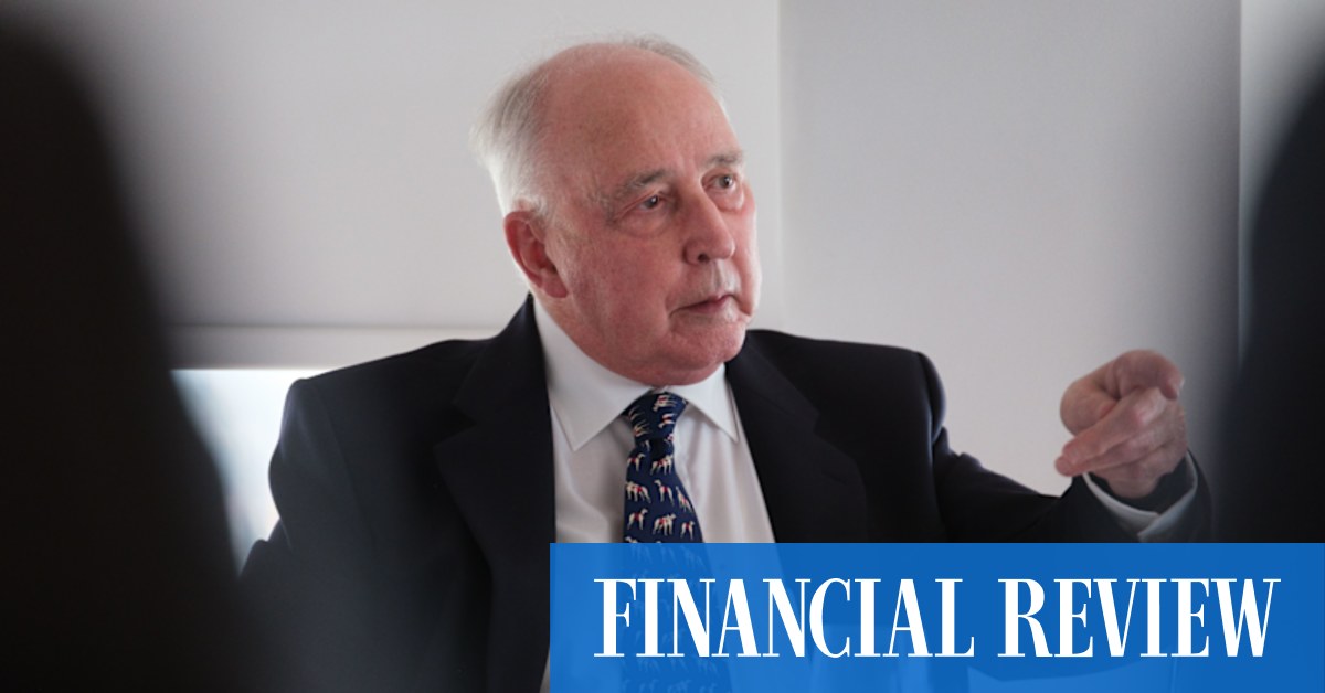 The former prime minister criticised wealthy people who had “feasted” on lightly taxed capital gains for years and now opposed a return to the model he set up in 1985.