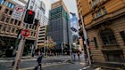 Construction of Halo, the 55-storey tower proposed for the corner of Sydney’s Hunter and Pitt streets.