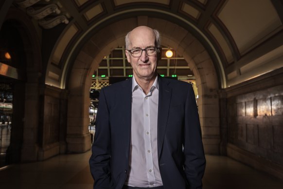 Sir David Higgins at Central Station.