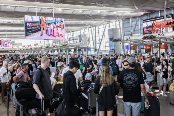Passenger numbers continue to climb but Sydney Airport’s traffic remains 20 per cent lower on the same time in 2019.
