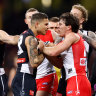 It should have been a 50m penalty: Magpies coach says umps got it wrong