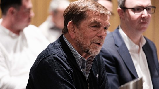 Flight Centre chief executive Graham Turner appearing before the inquiry on Tuesday.