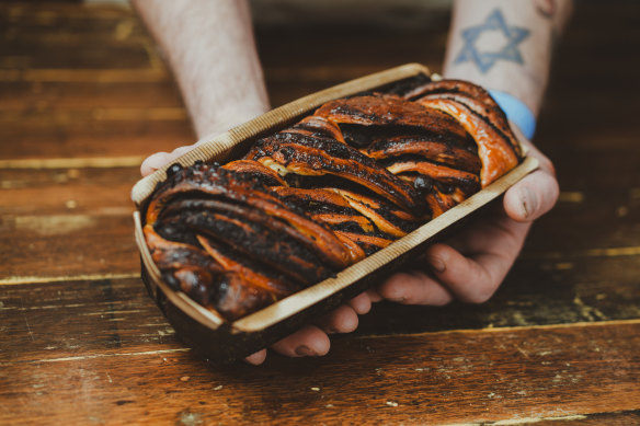 Chocolate babka.