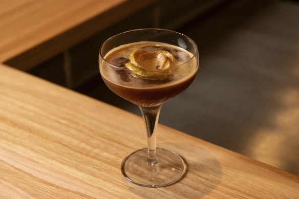 Arashi Mule coffee cocktail. 