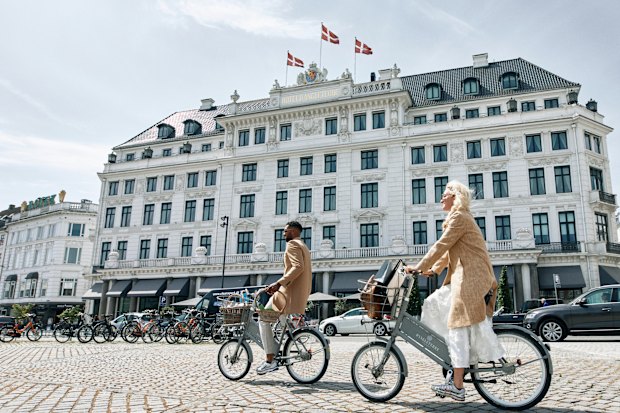 Hotel tragic … we stopped in at the posh Hotel d’Angleterre.