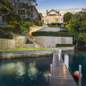 Alan Joyce and Shane Lloyd sold their waterfront Mosman home on Friday.