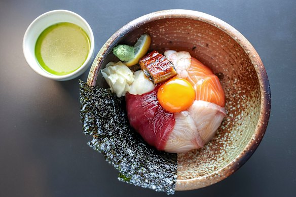 The Sachi don is a great entry point, at $35 for a generous bowl of raw fish.