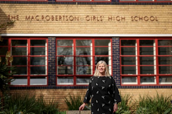 Mac.Robertson Girl’s High School principal Sue Harrap.
