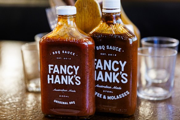 Fancy Hank’s sauces.