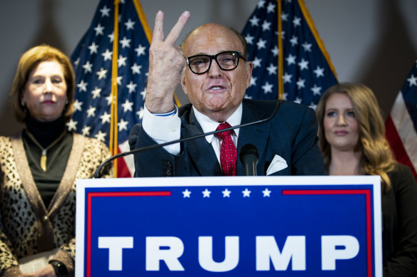 Rudy Giuliani, Trump’s former lawyer, has been charged again in connection with efforts to overturn the 2020 election, this time in Arizona.