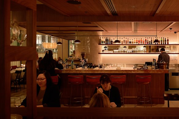 Harriot’s bar is built for walk-in visitors seeking snacks and a drink.