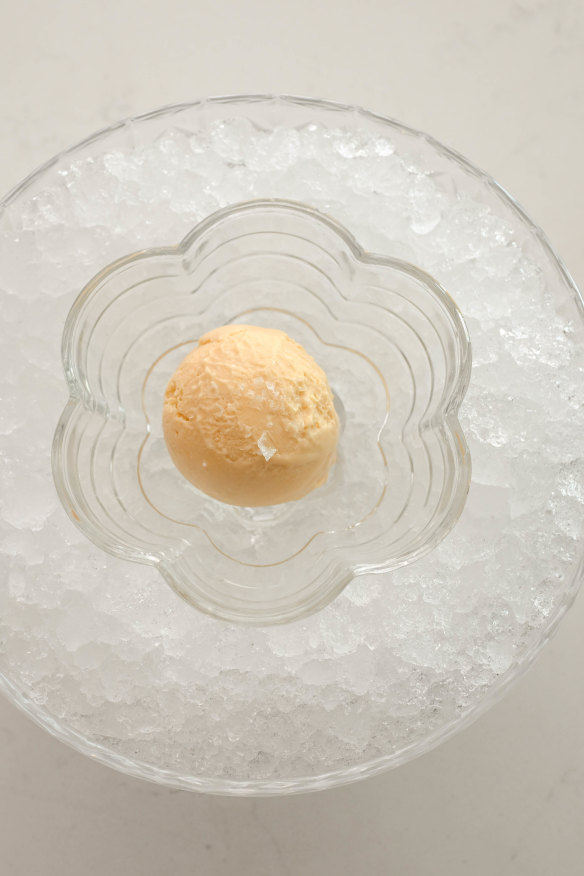 Sea urchin ice cream.